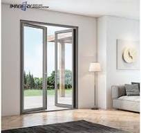 Fábrica de fabricantes de puertas abatibles de aluminio con ...