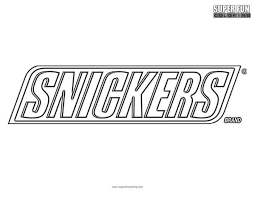 Where your brand colors should appear. Snickers Coloring Page Super Fun Coloring