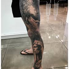 The 15 Most Badass Sleeves Of 2015 Wolf Tattoos Tattoos Leg Tattoos