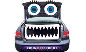 Truck Or Treat Car Decorating Kit Party City Kid Friendly Halloween Decorations Kid Friendly Halloween Trunk Or Treat