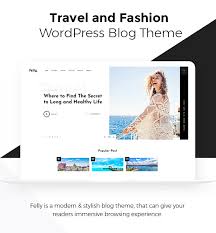 Lalu siapakah sosok felly zen ini ? Felly Travel And Fashion Wordpress Blog Theme By Themestek Themeforest