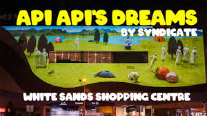 It is located near pasir ris mrt station and pasir ris bus interchange and features a basement with retail outlets and two additional floors of basement carparks. Light Show At White Sands Shopping Centre Api Api S Dreams By Syndicate Youtube