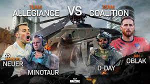 Minotaur (operator), pkm (lmg), combat knife (melee). Call Of Duty Warzone Coalition Vs Allegiance D Day Oblak Vs Minotaur Neuer Goal Com