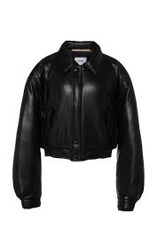Nanushka Bomi Faux Leather Bomber Jacket Faux Leather Bomber Jacket Leather Bomber Jacket Faux Leather Bomber