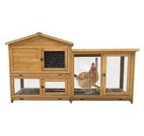 Custom Large Wooden Chicken Coop for 6 Chickens Animal Poultry House Bunny  Cages Outdoor Rabbit Hutch with Nest Box for Chicken - AliExpress