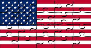 Whether the skill level is as a beginner or something more advanced, they're an ideal way to pass the time when you have nothing else to do like waiting in an airport, sitting in your car or as a means to. Jigsaw Puzzles With Flag Usa Stock Illustration Illustration Of Icon Patriotic 156595889