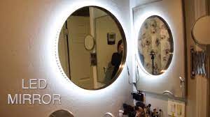 Diy Vanity Mirror W Led Lights Cheap And Easy Tesiabeau Youtube Take the metallic tops that you put aside before and set them once more into the right spot around the sides of each electrical. diy vanity mirror w led lights cheap and easy tesiabeau