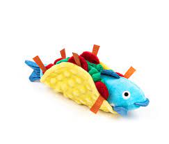 Begin by making the slaw, which is a combination of shredded red cabbage, chopped red onions, cilantro, apple cider vinegar, oil. Fish Taco Dog Toy Www Macj Com Br