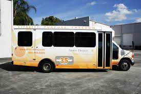 Shuttle Bus Passenger Van Vinyl Wrap In Delray Beach Florida Http Carwrapsolutions Com Shuttle Bus Wraps Fort Lauderdale Miam Bus Wrap Bus Fort Lauderdale