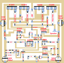 Citcuit diagram ofactivetone control circuit. Pcb Layout 2sc5200 2sa1943 Amplifier Circuit Diagram Pdf Circuit Boards