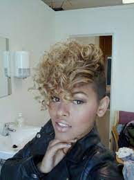Spiky For Mohawk Hairstyles For Black Women With Short Hair 2014 Short Hair Mohawk Mohawk Hairstyles For Women Mohawk Hairstyles