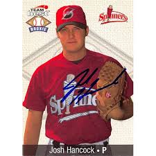 Josh Hancock autographed baseball card (Boston Red Sox, FT) 1999 Team Best  Rookie #32