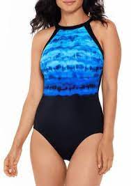 Reebok Conceptual Waters High Neck One Piece Swimsuit In 2021 Swimsuits For Teens Blue One Piece Swimsuit Swimsuits Outfits