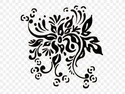 9 floral patterns, file includes.jpg images. Flower Euclidean Vector Pattern Png 600x615px Flower Abstraction Black Black And White Flora Download Free