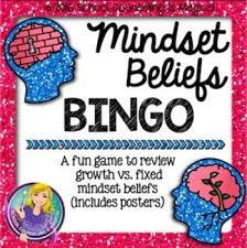 Mindset Beliefs Bingo Growth Mindset Game Growth Mindset Activities Growth Mindset Activities Elementary