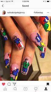 Pin By Kirby Morgan On Nails Fun Nail Colors Colorful Nail Designs Makeup Nails