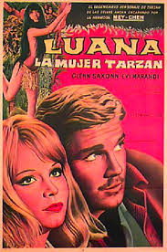 Luana, the Girl Tarzan Original 1968 Argentine Movie Poster