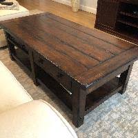 5.5 high drawer interior (2): Pottery Barn Benchwright Coffee Table Aptdeco