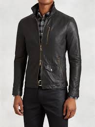 Wire Collar Leather Jacket Leather Jacket Leather Jacket Men Collar Leather Jacket