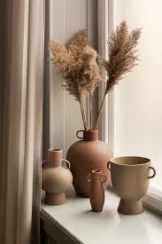 Grand Vase En Gres Marron Clair Home All H M Fr Tendance Deco Deco Decoration