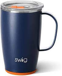 Swig Life 18oz Triple Insulated Travel Mug With Handle And Lid Dishwasher Safe Double Wall And Vacuu Mugs Stainless Steel Coffee Stainless Steel Coffee Mugs