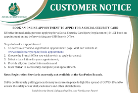 You can request a replacement card online if you: ð„ðŸðŸðžðœð­ð¢ð¯ðž Social Security Board Belize Facebook