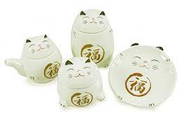 Whether you're looking to add new life to your kitchen corner, repurpose extra space in your living room, or outfit your home bar with a modern coastal look, this 3 piece set is. Cat Spice Soy Sauce Jars With Lids 3 And Plate Porcelain The Cat Jars That Will Spice Up Your Kitchen 4 Piece Set Buy Online In Maldives At Maldives Desertcart Com Productid 74551018