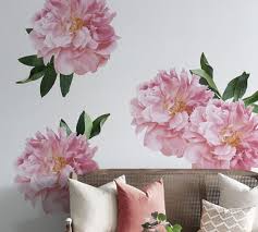 Pottery barn oversized decorative wall drawing compass architect math geometric. Peony Floral Wall Decal Pottery Barn
