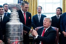 Official twitter page of alex ovechkin. Trump Praises Washington Caps Player Ovechkin At Stanley Cup Celebration At White House Daily Mail Online