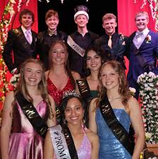 Congrats to Prom Queen & King Luciana Aizpurua & Caleb Danielson Prom Court  Back row: Blake Anderson, Marcus Bosley, Caleb Danielson, David Williamson,  Peter Markee Middle: Anna Gould, Katelin Graski, Hadassah Ingham,