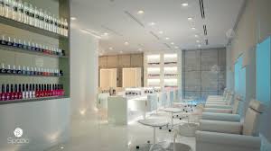 Kim hair salon interior design by ekaterina vinokurova. Modern Beauty Salon Interior Design In Dubai Hair Nail Spa Spazio