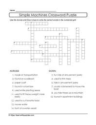 Word search puzzles can be. Puzzle About Simple Machines Learn With Puzzles