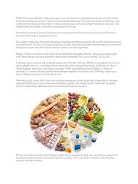 Banyak nutrien yang diperoleh melalui makanan, di antaranya ialah vitamin, mineral, protein dan karbohidrat. Makanan Seimbang