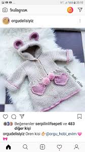 Nuran Kucuk Adli Kullanicinin A1 Kiz Bebek Kazaklari Panosundaki Pin Orgu Hobi