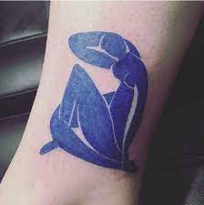 19 Tattoos That Will Make Art History Nerds Geek Out Blue Ink Tattoos Tattoos Blue Tattoo