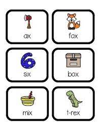 After determining the size, you may type, insert photos and edit the index card area as needed. Ending Sounds Word Hunt Write The Room Letter X Fichas
