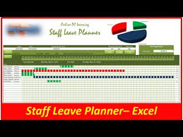 Decked out with transparent, plastic chairs, blonde wood furnishing, and a white light that highlights the airiness of the space. Leave Planner Excel Vba Staff Leave Planner Youtube