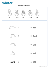 Online exercise on cardinal and ordinal numbers in english. Worksheet Ordinal Numbers Winter Lookbookeducation Com