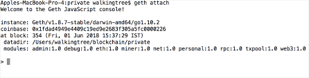 To unlock your account, run the following command: Setup Private Ethereum Node On Macos Walkingtree Technologies
