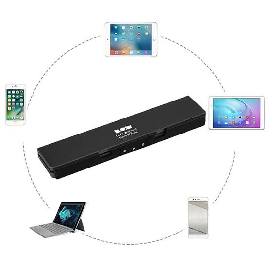 Buy BOW Foldable 3-Channel Bluetooth Keyboard with Stand - Alezay
