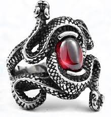 Free shipping on orders over $25 shipped by amazon snake ring gold +2 colors/patterns. Red Onyx Snake Ring Snake Jewellery