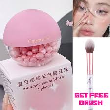 Cappuvini Highlight Ball Shiny Body Fluorescent Ball Shiny Flakes Naturally  Highlight Ball