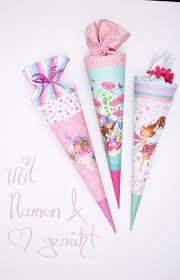 Schultuten Aus Stoff Handmade Zuckertuten Basteln Schultute Selber Nahen Schultute Selber Machen