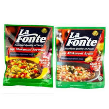 Lalu saring kaldunya dan tambahkan air hingga menjadi 1500 ml. Jual La Fonte Sup Macaroni Instant Rasa Ayam Sayuran 40 Gr Kota Bandung V Zone Tokopedia