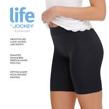 jockey life womens slipshort with extended sizes