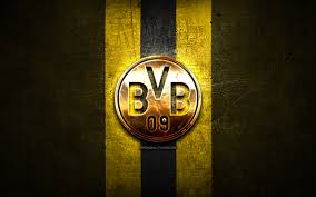 The club had its first real logo. Borussia Dortmund Fc Golden Logo Bundesliga Yellow Borussia Dortmund Logo 2880x1800 Wallpaper Teahub Io