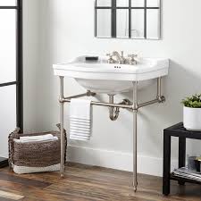 cierra console sink with brass stand