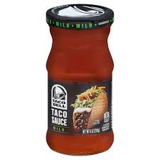 What's in the taco sauce? Taco Bell Mild Taco Sauce Shop Salsa Dip At H E B