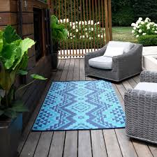 We have a huge selection to choose, from modern outdoor rugs to outdoor patio mats. Santa Fe Teal Outdoor Rug 4 X 6 Fab Habitatitat Outdoor Rugs