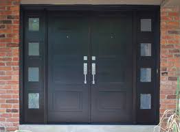 Basically double floor house are designed for two families. Black Front Door Design Ideas